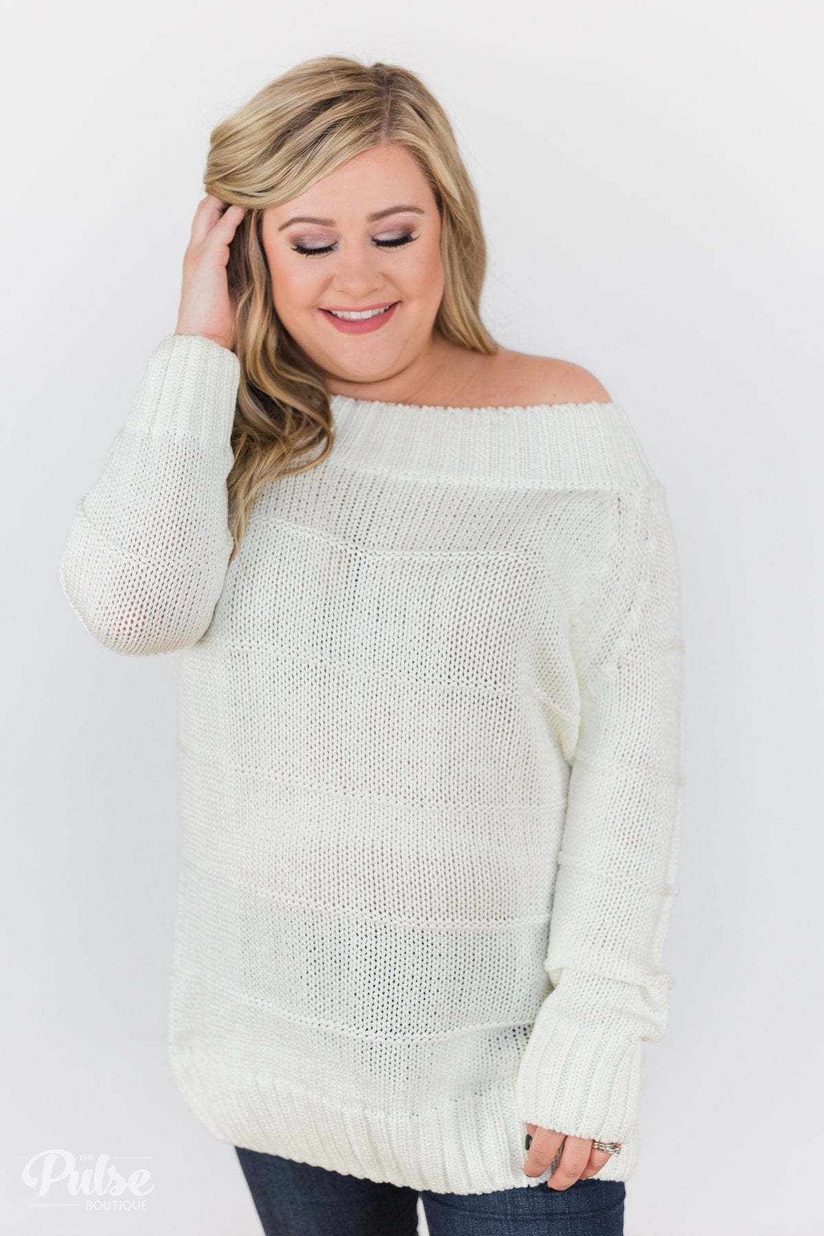 Cuddle Me Close Knitted Sweater- Ivory