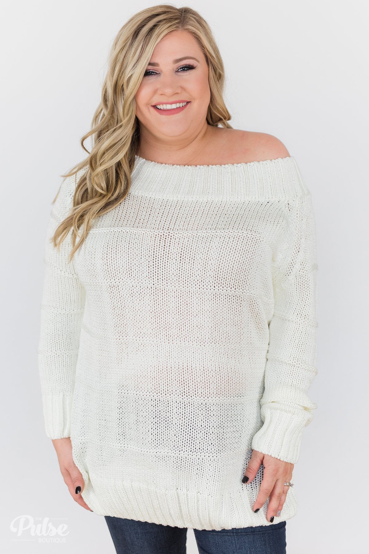 Cuddle Me Close Knitted Sweater- Ivory