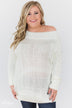 Cuddle Me Close Knitted Sweater- Ivory