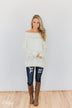 Cuddle Me Close Knitted Sweater- Ivory