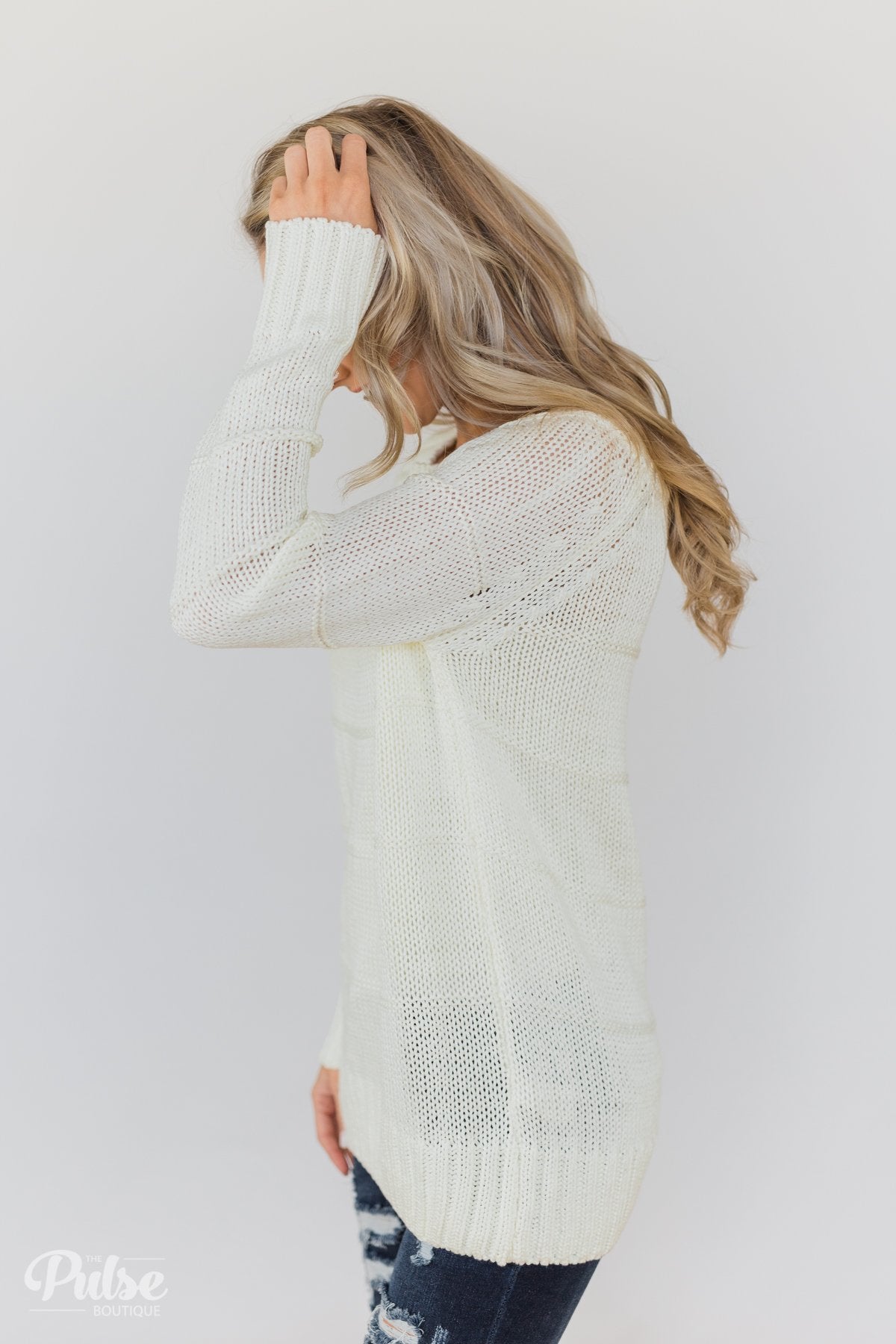 Cuddle Me Close Knitted Sweater- Ivory