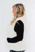 Faux Fur Zip Up Vest- Ivory