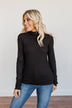 Smooth Sailing Turtle Neck Top- Black
