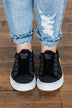 Blowfish Playdoe SHR Sneakers- Black Faux Suede