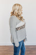 See The Beauty Front Knot Sweater- Grey