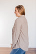 Thread & Supply Free Falling Lightweight Button Down Jacket- Taupe