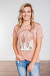 "Never Stop Dreaming" Graphic Tee- Clay