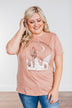 "Never Stop Dreaming" Graphic Tee- Clay