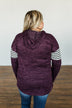Far From Home Lightweight Hoodie- Plum