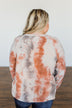 Waiting For Your Love Tie Dye Top- Beige, Rust, & Taupe