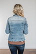 She's So Classic Distressed Denim Jacket- Light Wash