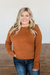 Butter Me Up Knit Sweater- Dark Camel