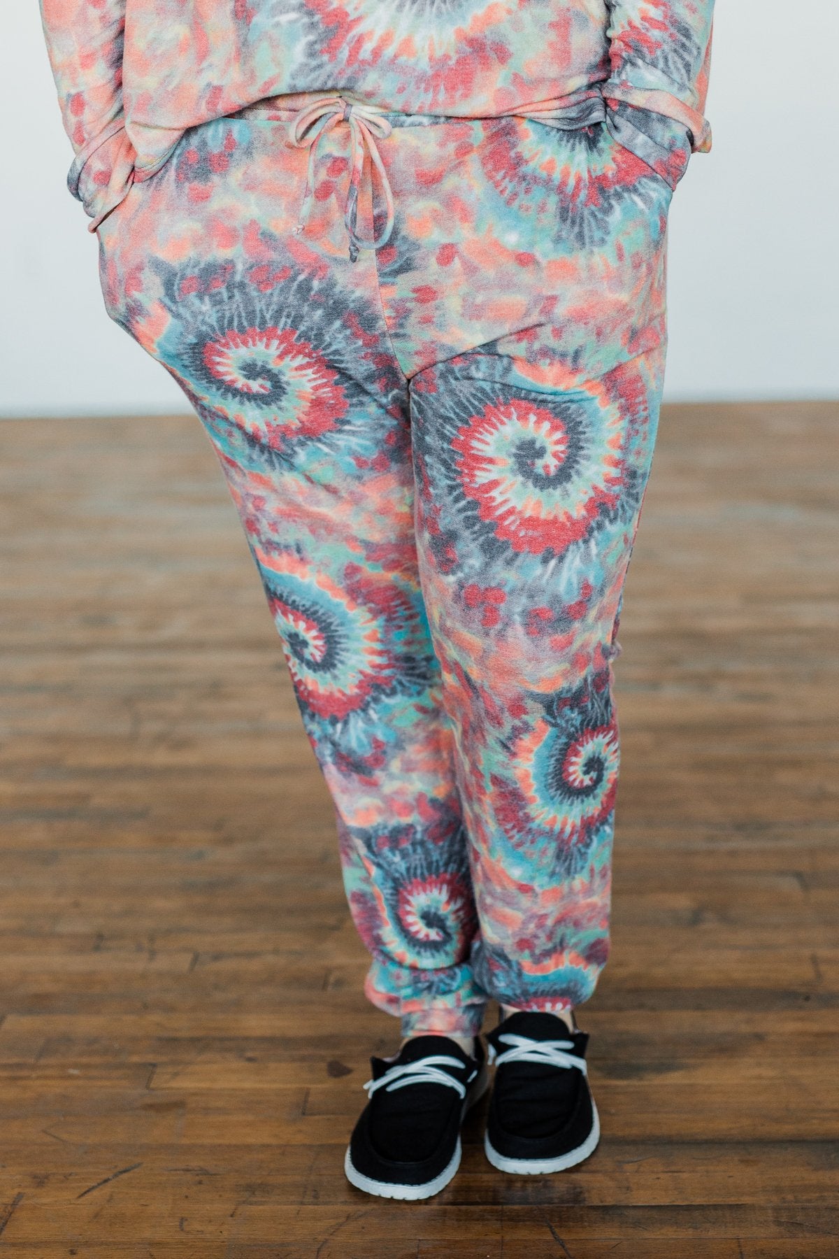 Multi tie dye joggers online