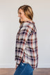 Thread & Supply Deep Feelings Plaid Top- Olive & Copper