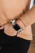 Scrunchie Smart Watch Band- Neutral Snake Skin