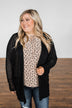 Sincerely Yours Knit Cardigan- Black