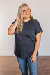 Above And Beyond Short Sleeve Shirt- Navy