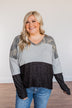 Keep Them Guessing Color Block Hoodie- Grey, Black, & Camo