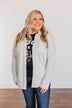 Thread & Supply Free Falling Lightweight Button Down Jacket- Light Grey