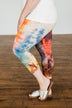 Born To Wander Tie Dye Leggings- Multi Color