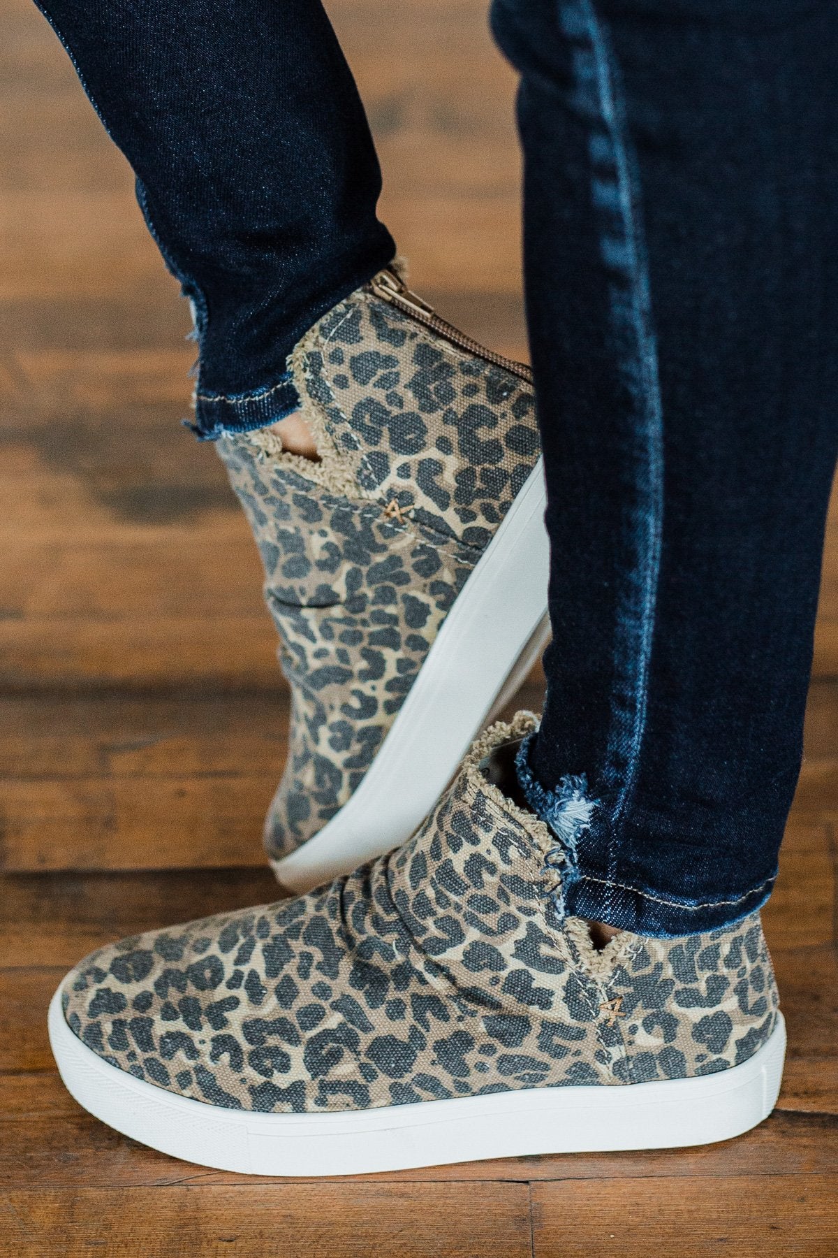 Very G Josie High Top Sneakers- Leopard