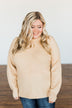 Live A Little Knit Sweater- Light Khaki