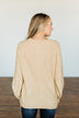 Live A Little Knit Sweater- Light Khaki
