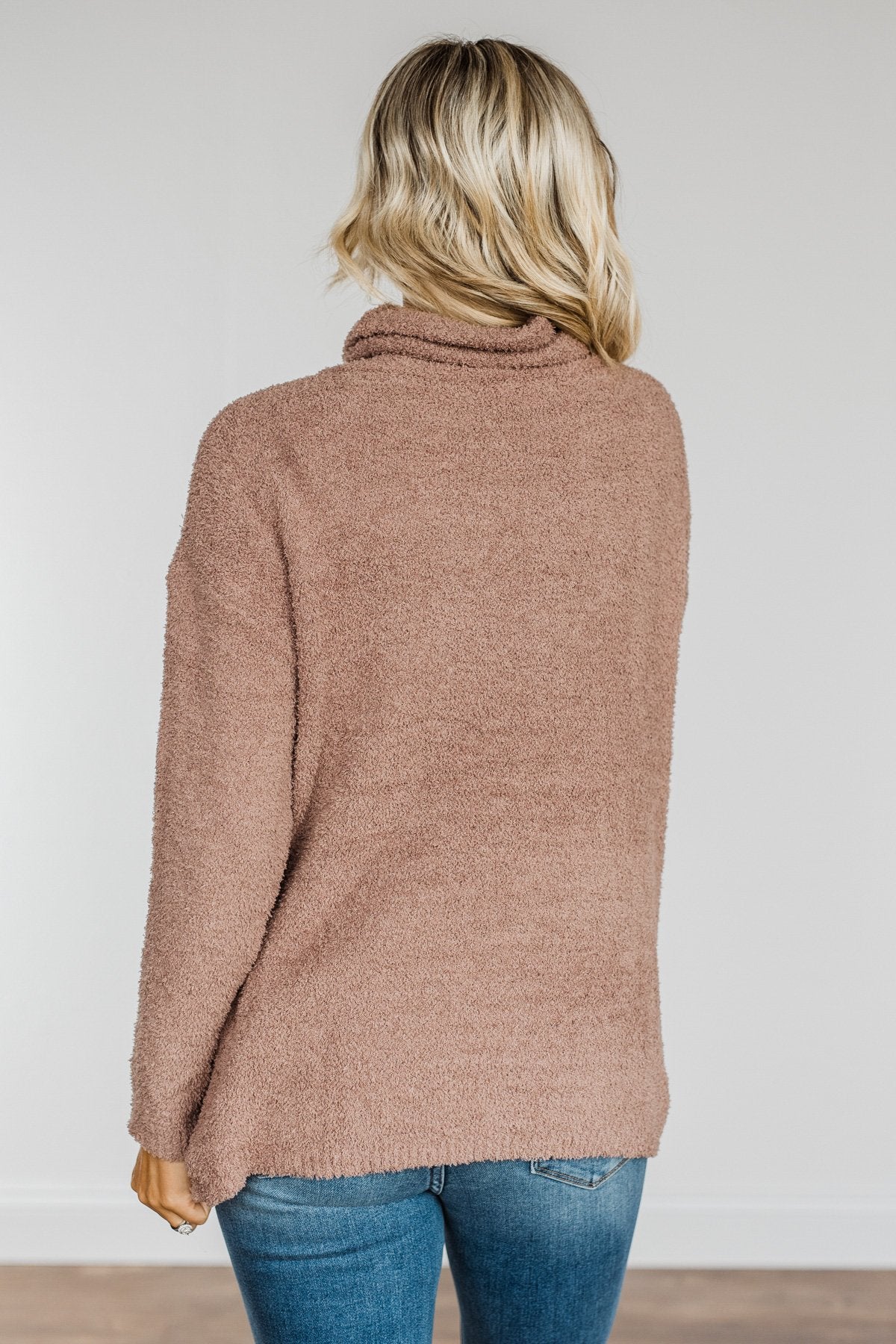 Cabin Cuddles Pullover Top- Mocha