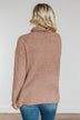 Cabin Cuddles Pullover Top- Mocha