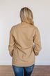 "Sweater Weather" Crewneck Pullover- Khaki