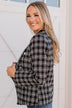 Sending Style Open Front Blazer- Black