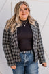 Sending Style Open Front Blazer- Black