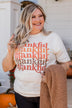 "Thankful" Graphic Tee- Cream