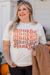 "Thankful" Graphic Tee- Cream