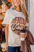 "Fall Vibes" Graphic Tee- Cream