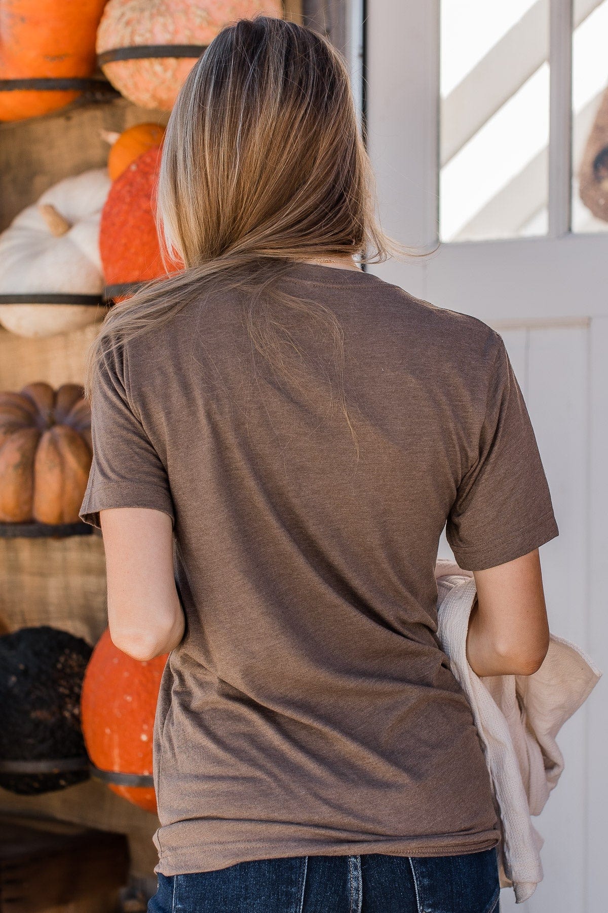 "Grateful" Graphic Tee- Dark Mocha
