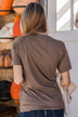 "Grateful" Graphic Tee- Dark Mocha