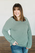 Come Along With Me Pullover Top- Sage