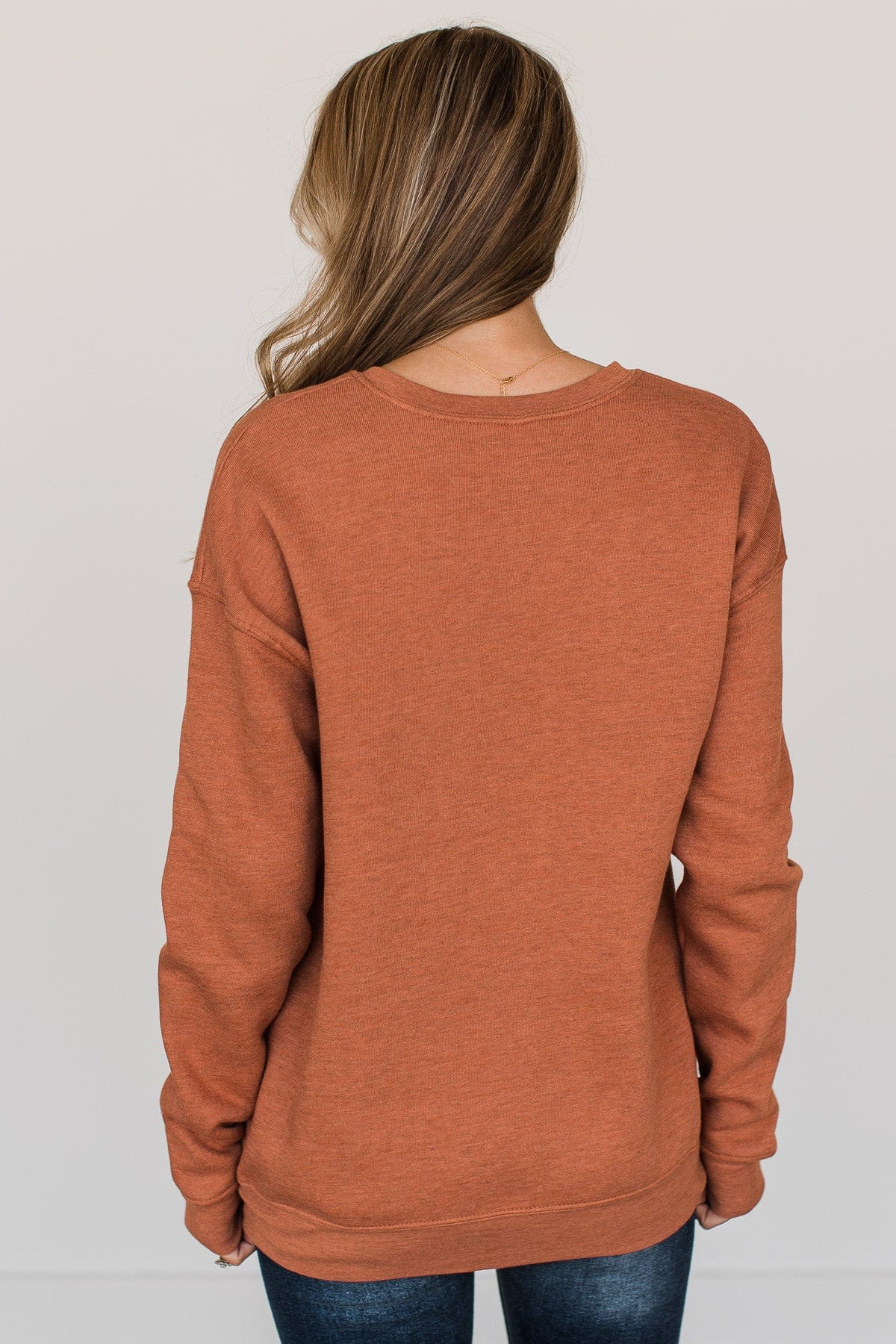 "Farm Fresh Pumpkins" Crew Neck- Pumpkin Orange