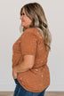 "Relates Well With Pumpkins" Graphic Tee- Burnt Orange