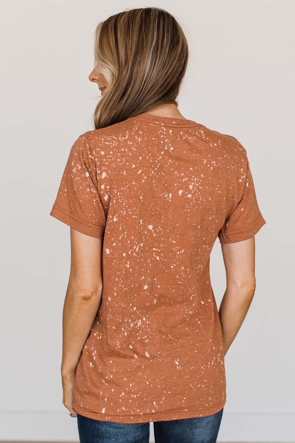 "Relates Well With Pumpkins" Graphic Tee- Burnt Orange