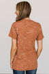 "Relates Well With Pumpkins" Graphic Tee- Burnt Orange
