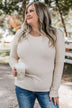 Finding Myself Ribbed Knit Top- Cream