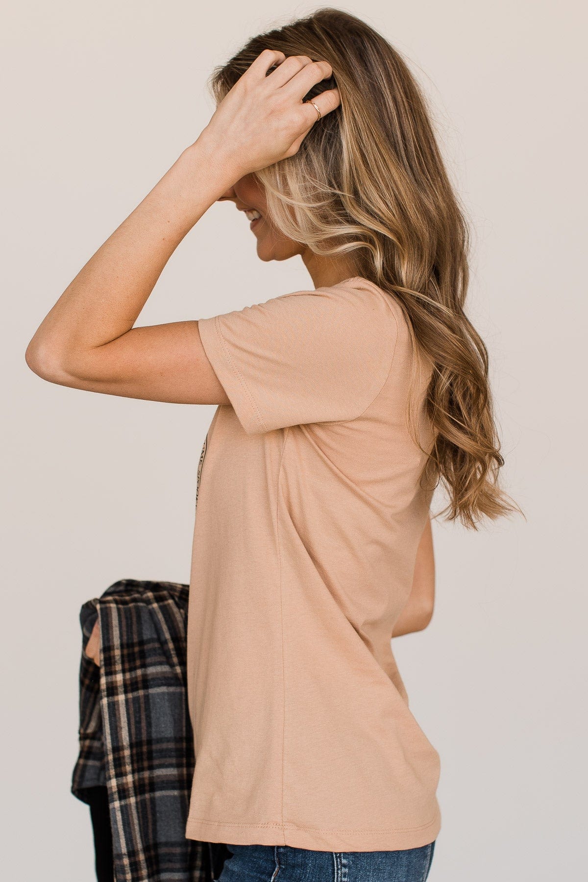 Wickedly Cute "Spooky Season" Graphic Tee- Nude
