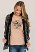 Wickedly Cute "Spooky Season" Graphic Tee- Nude