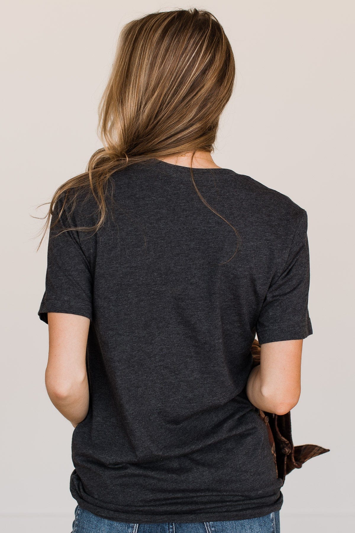 "Farm Fresh Pumpkins" Graphic Tee- Charcoal