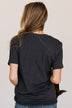 "Farm Fresh Pumpkins" Graphic Tee- Charcoal