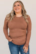 Places To Be Long Sleeve Top- Cocoa