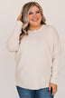 Finding Truth Relaxed Knit Sweater- Light Cream