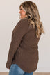 Thread & Supply Free Falling Lightweight Button Down Jacket- Brown